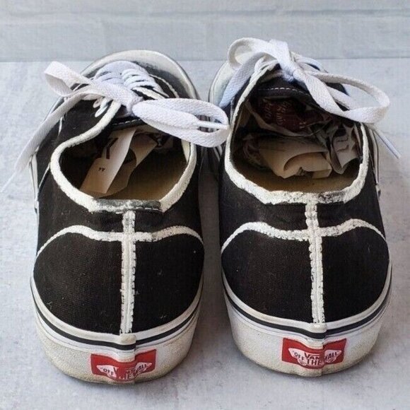 VANS Mens sz 12 Black and White Sneakers Shoes 721565 - Personalized Customized - Picture 6 of 8